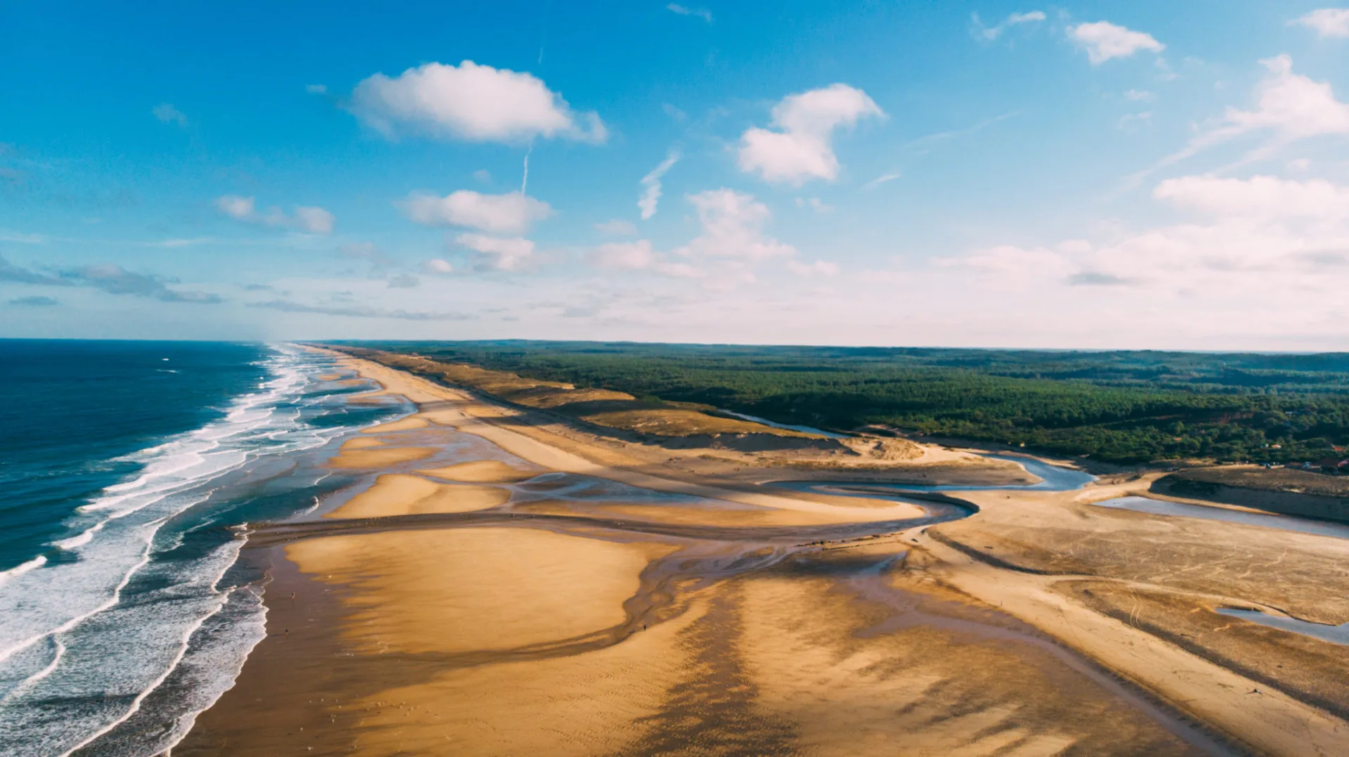 les landes plage