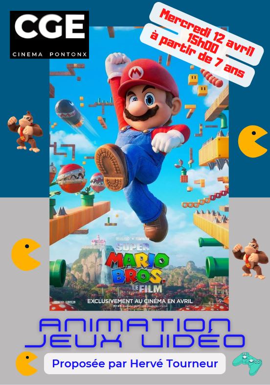 Séance spéciale Super Mario Bros à PONTONX-SUR-L'ADOUR le 12/04/2023